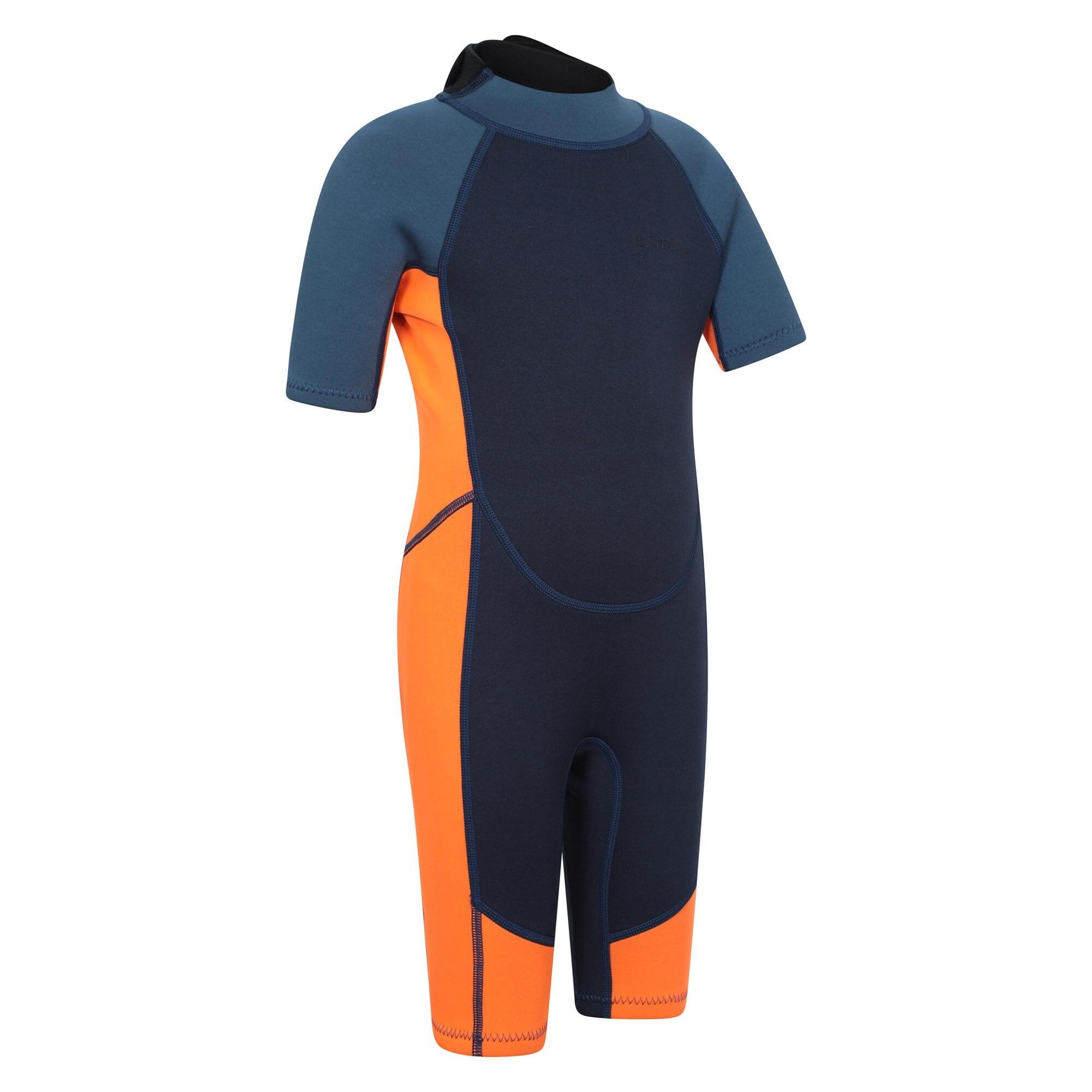 Combinaison de Surf Shorty Enfant Néoprène 2,5 mm Zip Easy Glide Col Réglable 2/7