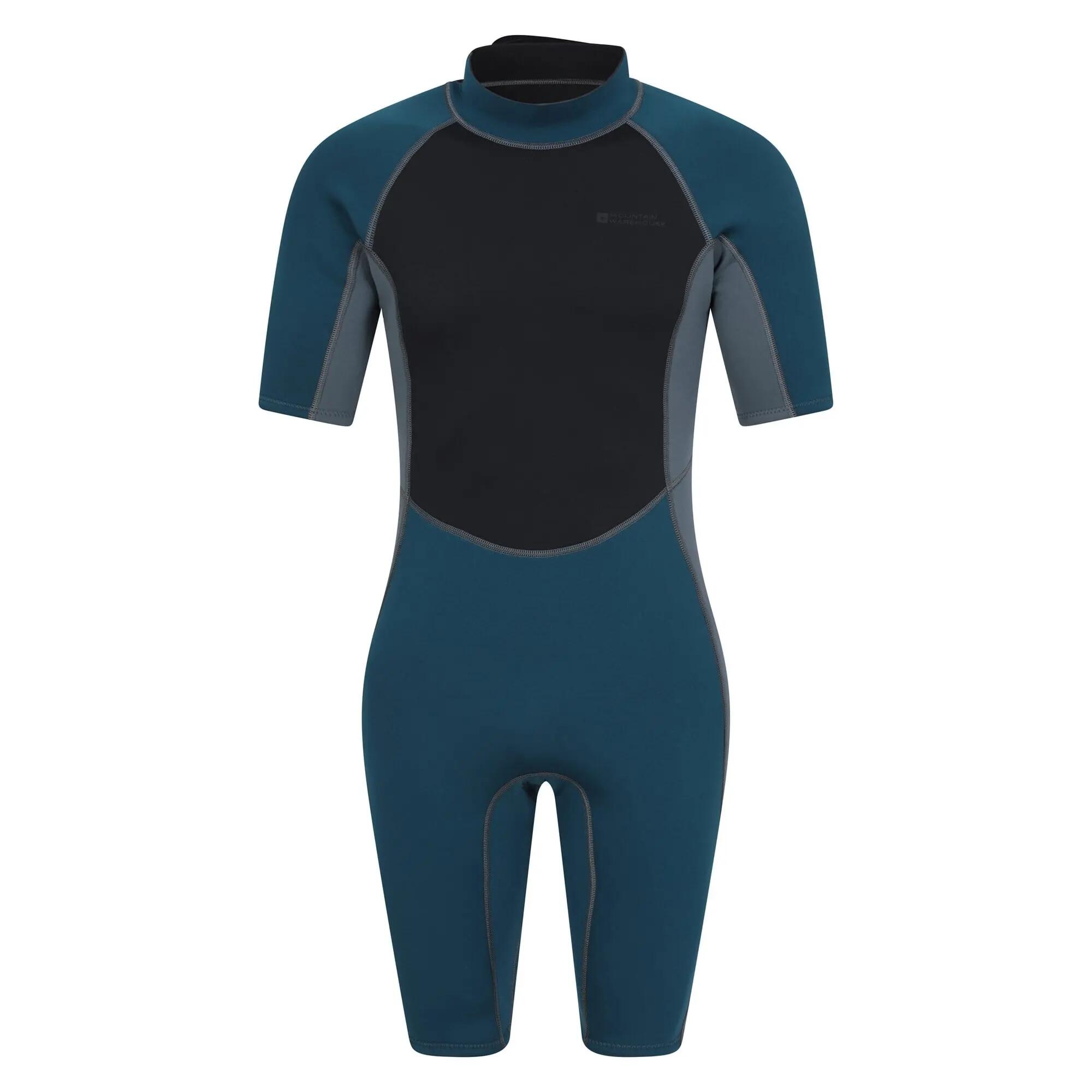 Herren Surfen Shorty Neoprenanzug 2,5 mm Flatlock-Nähte Rückenreißverschluss 6/7