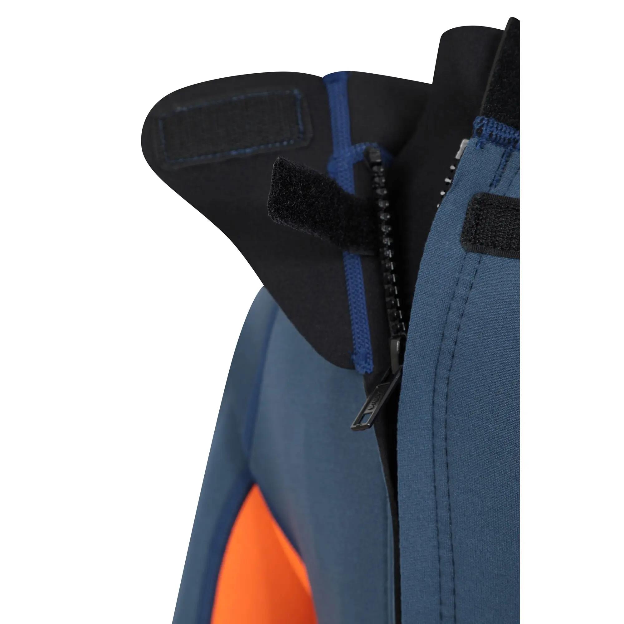 Combinaison de Surf Shorty Enfant Néoprène 2,5 mm Zip Easy Glide Col Réglable 7/8