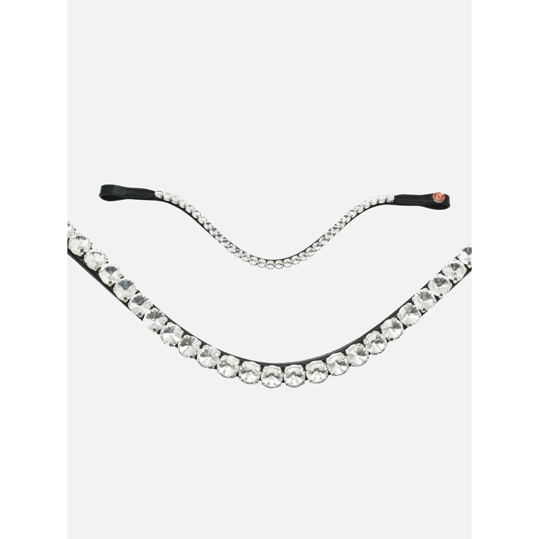 Briglia doppia Kieffer Faye with square chrome buckles 4/5