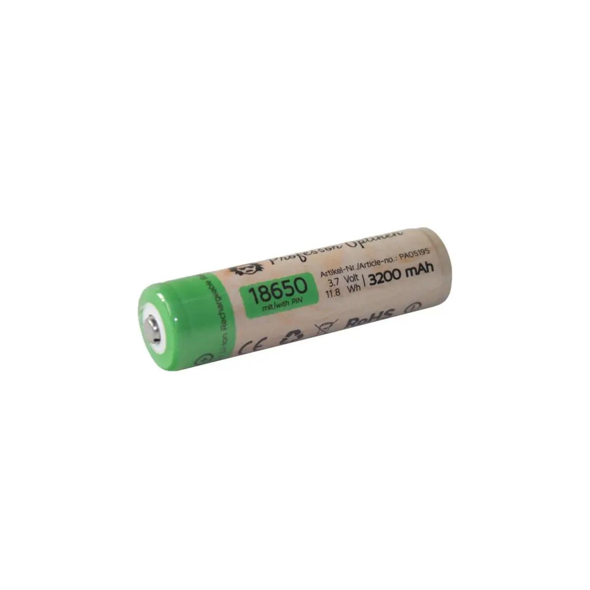 Pile avec broche Professor Optiken Accu Lilo 18650 2/5