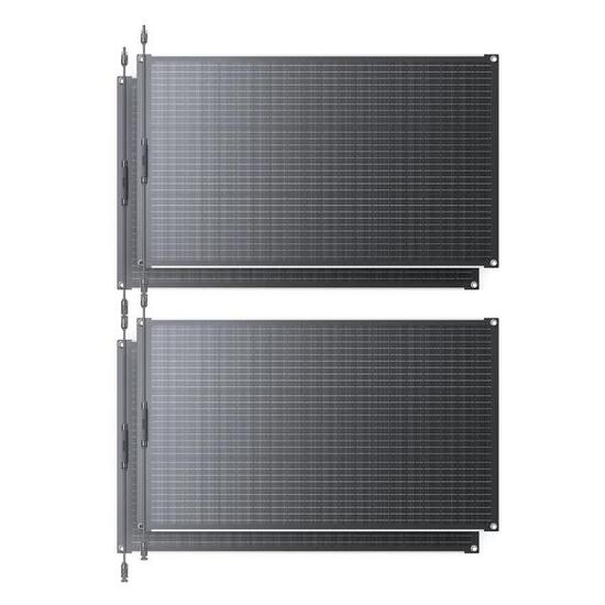 PV100 FX flexibel zonnepaneel 200W, 4-delige set voor camper,kamperen,noodstroom
