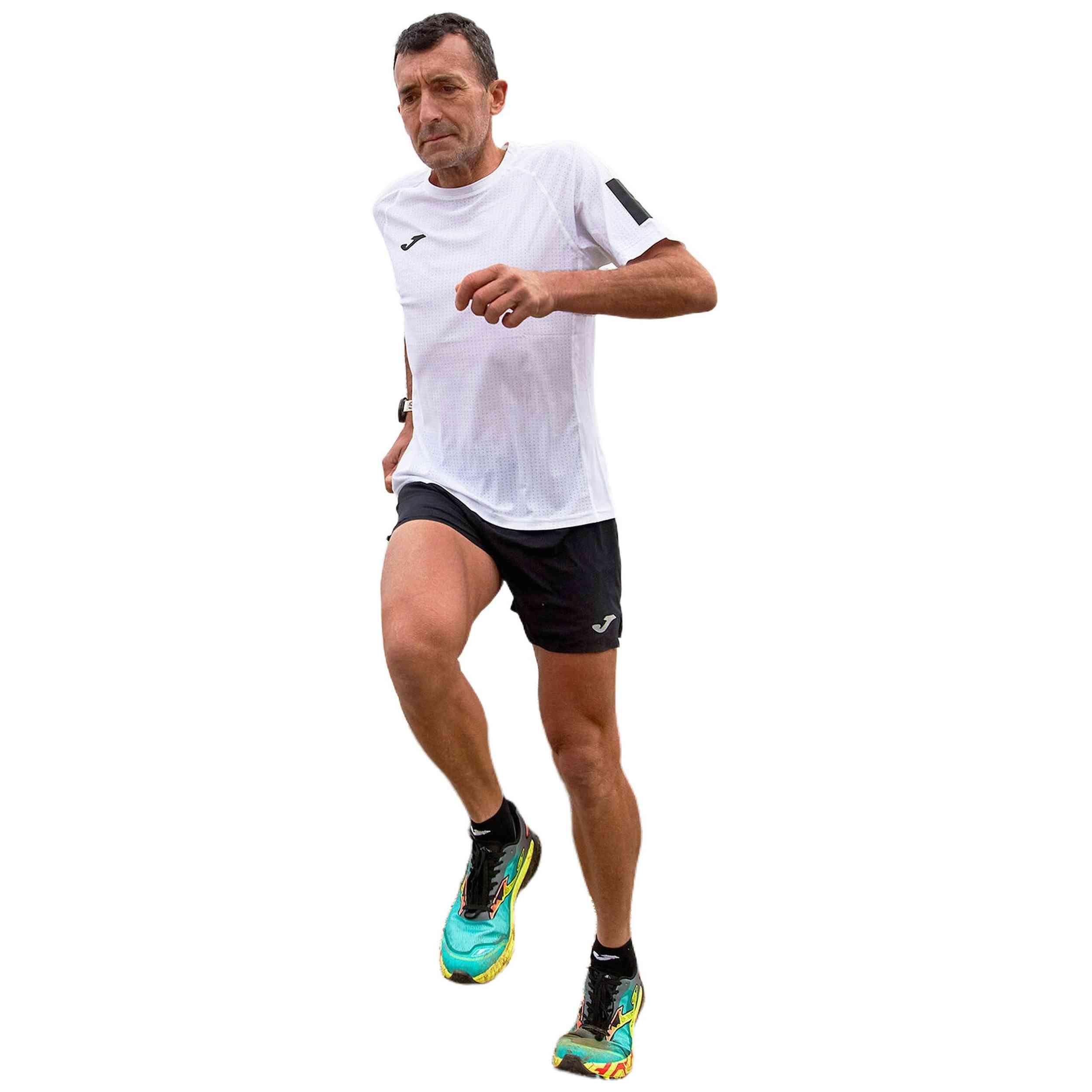 Maillot Manches Courtes Trail Homme Joma R-Trail Nature Blanc 3/5