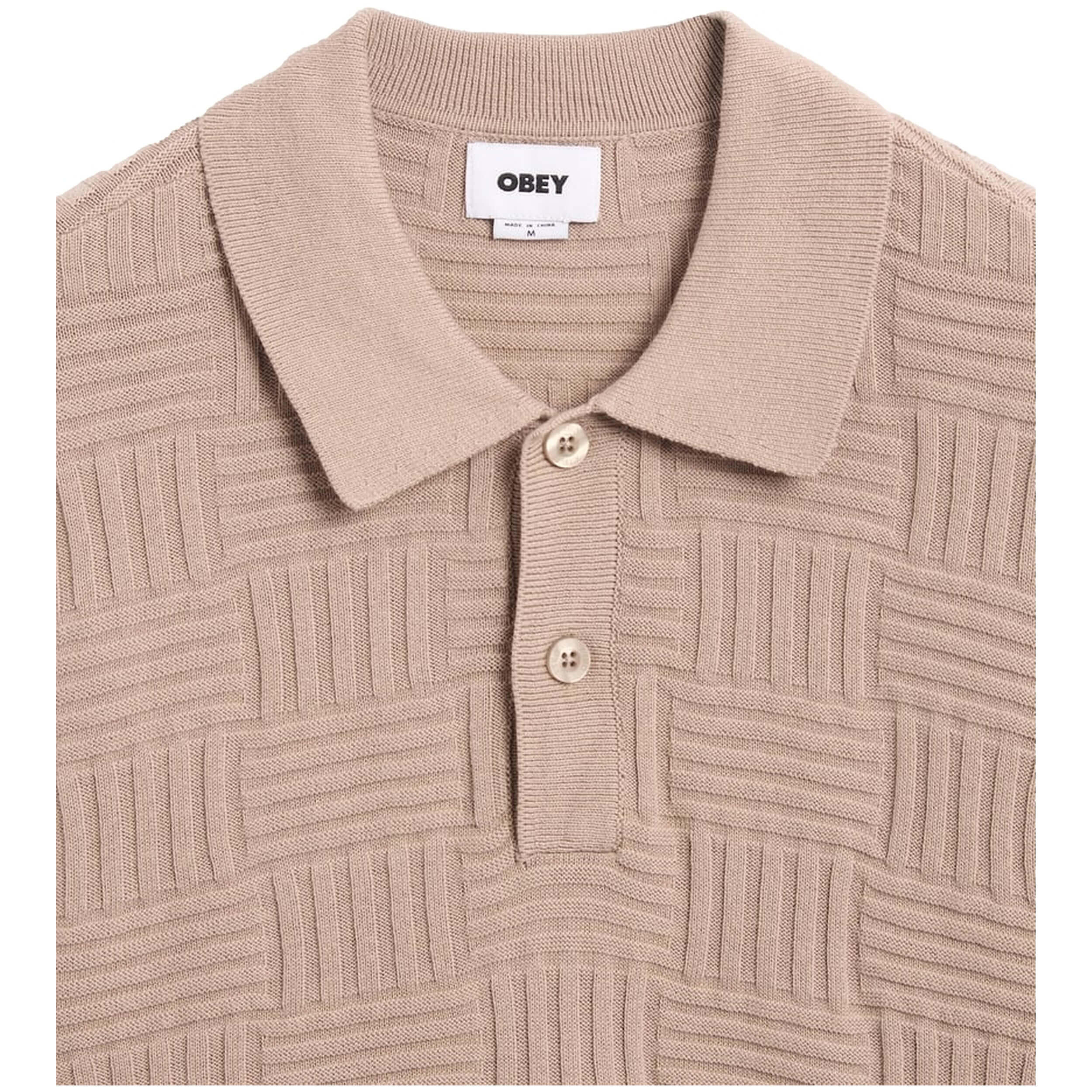 Polo a maniche corte Obey clothing modello 151000084-SIG per unisex 3/3
