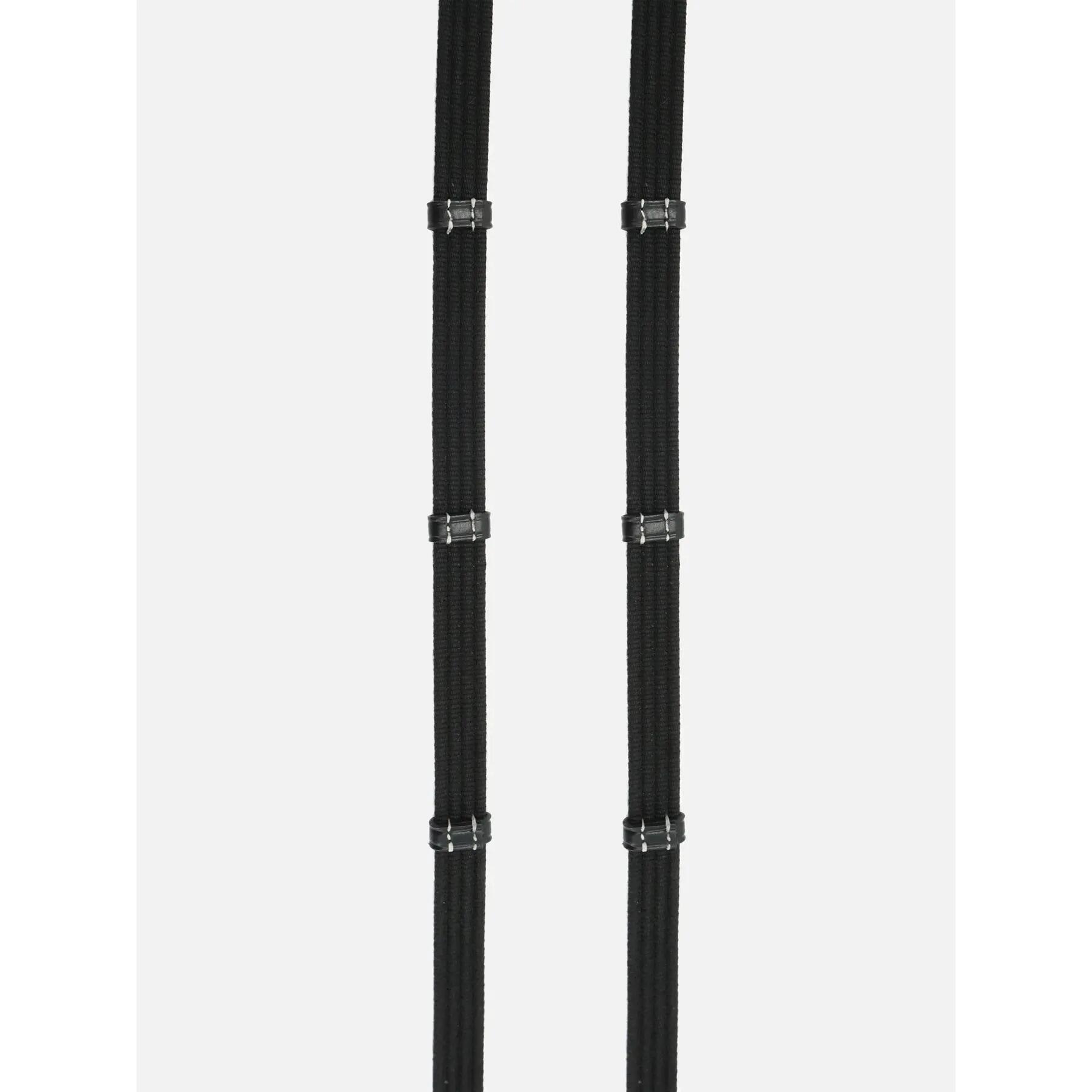 Rênes pour cheval Kieffer Vera chrome buckles and loops 3/4