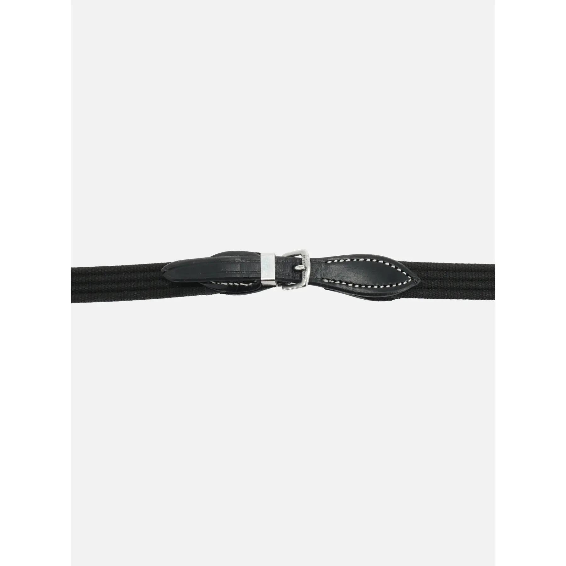 Rênes pour cheval Kieffer Vera chrome buckles and loops 4/4
