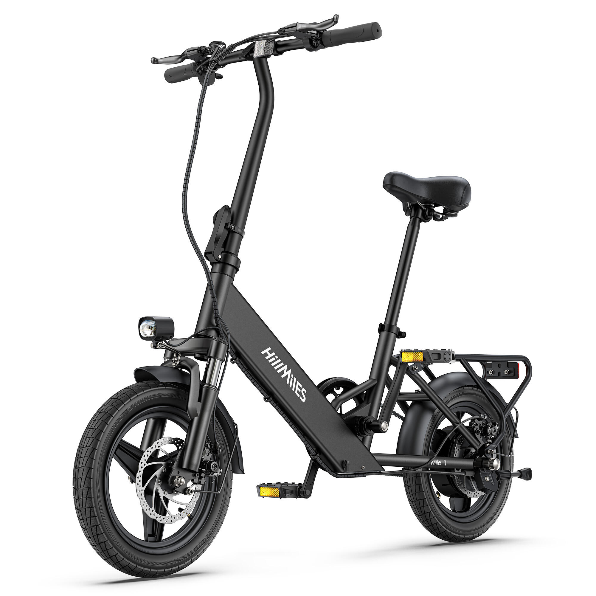 Bicicletă electrică pliabilă HillMiles Mile 1, 250W, 36V, baterie 10.4Ah