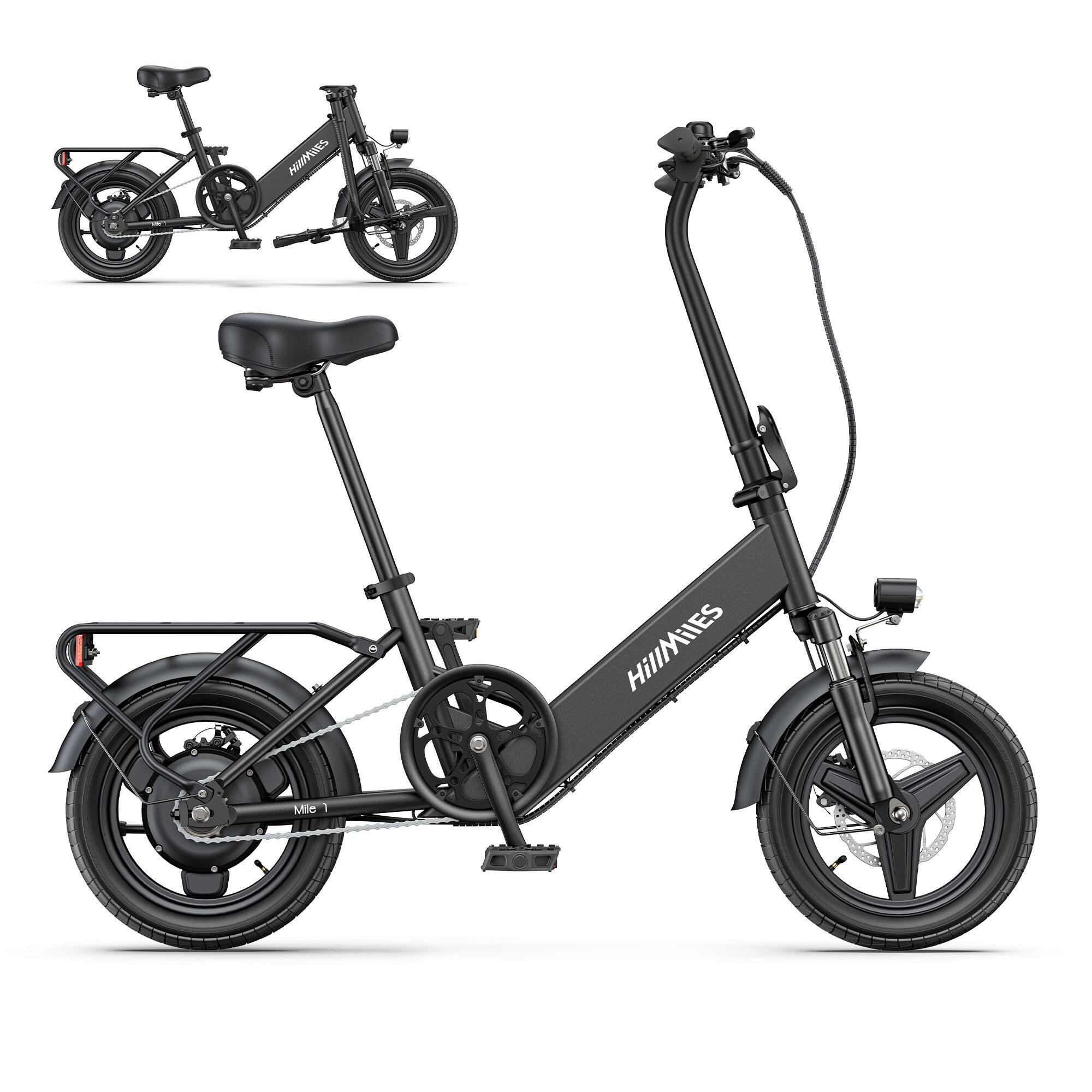 Vélo électrique femme HILLMILES Mile 1, batterie 36 V 10,4 Ah 3/7