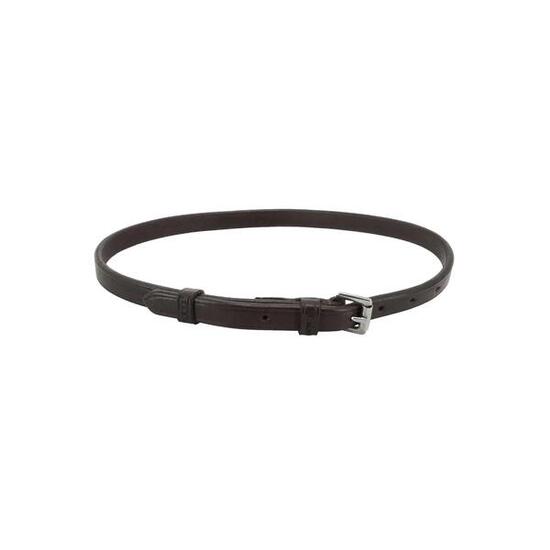 Accessoire de bridon pour cheval avec boucles carrées chromées Kieffer Flash Ult
