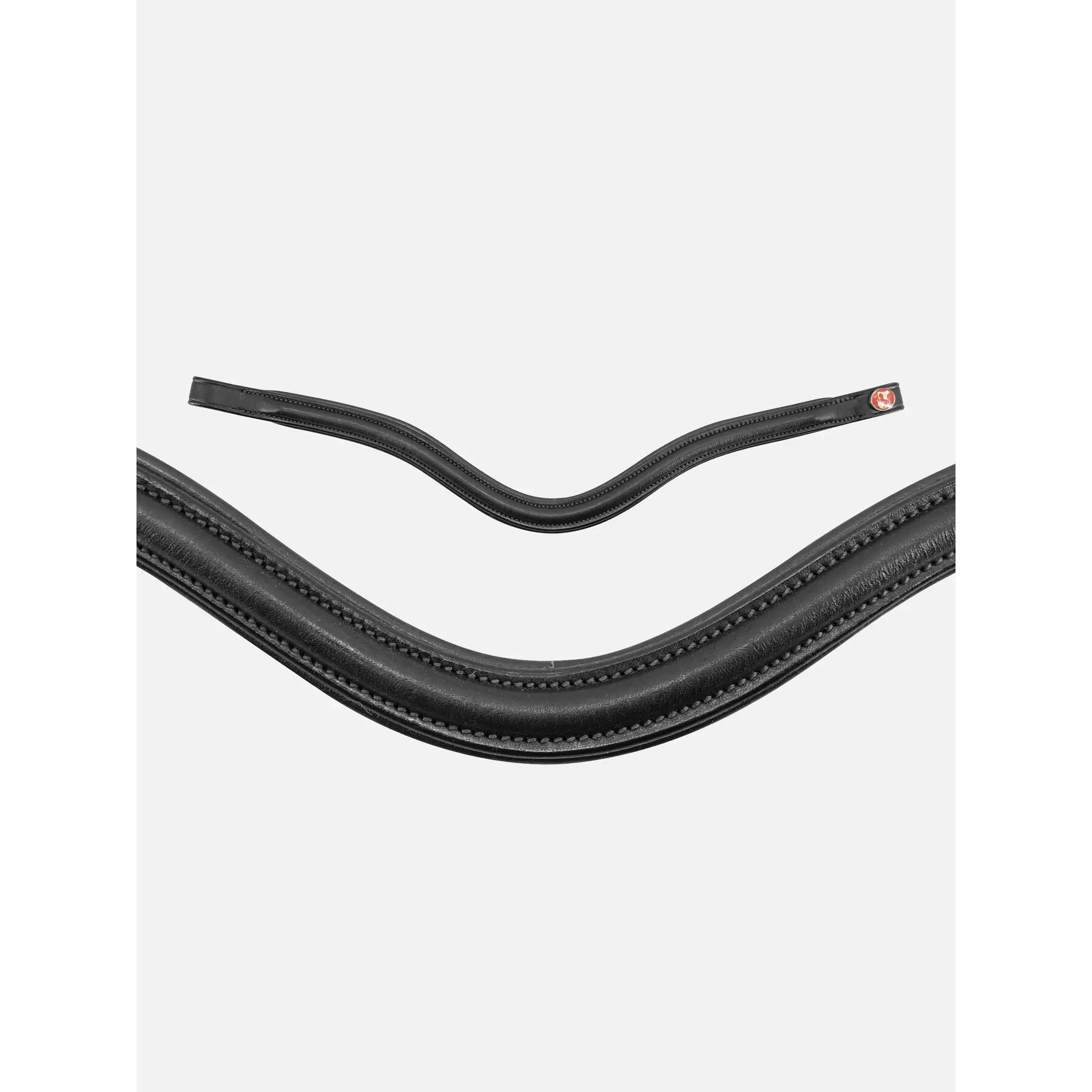 Briglia da equitazione Kieffer Ultrasoft Haflinger Curved Browband / Lined 4/4