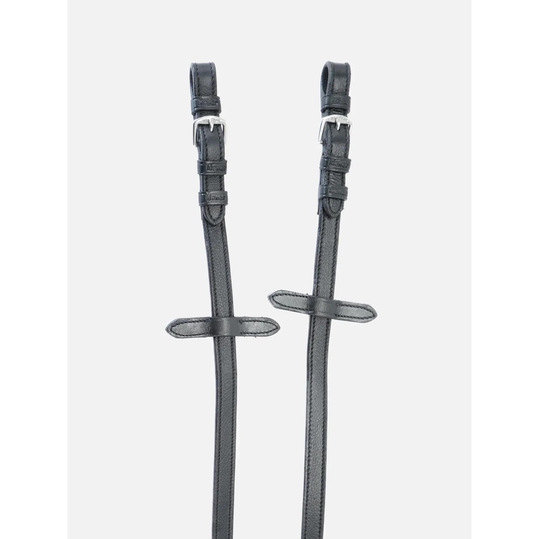 Rênes pour cheval cuir Kieffer Ultrasoft Economy with chrome buckles 2/4
