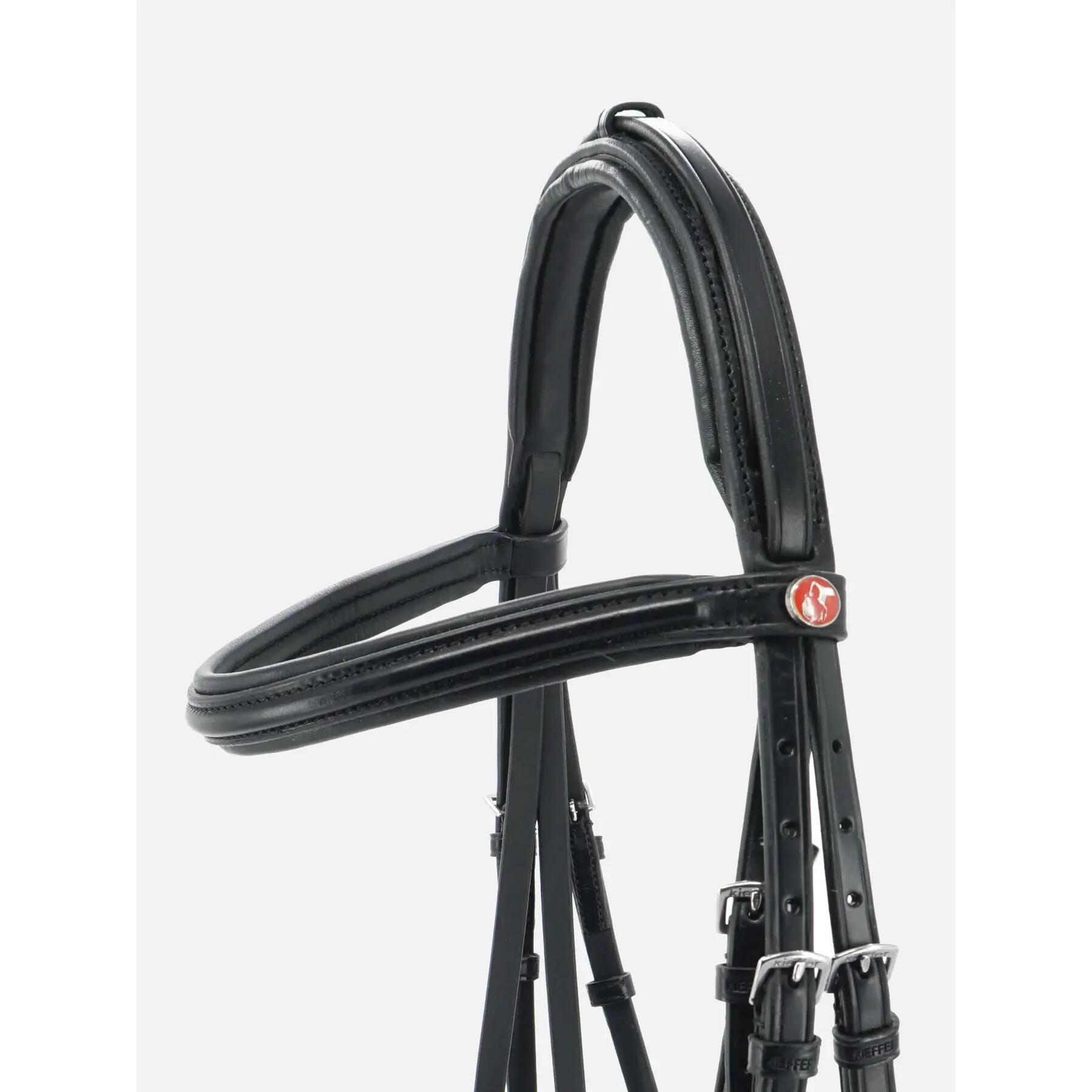 Bride équitation double Kieffer Ergonomic Line II 2/4