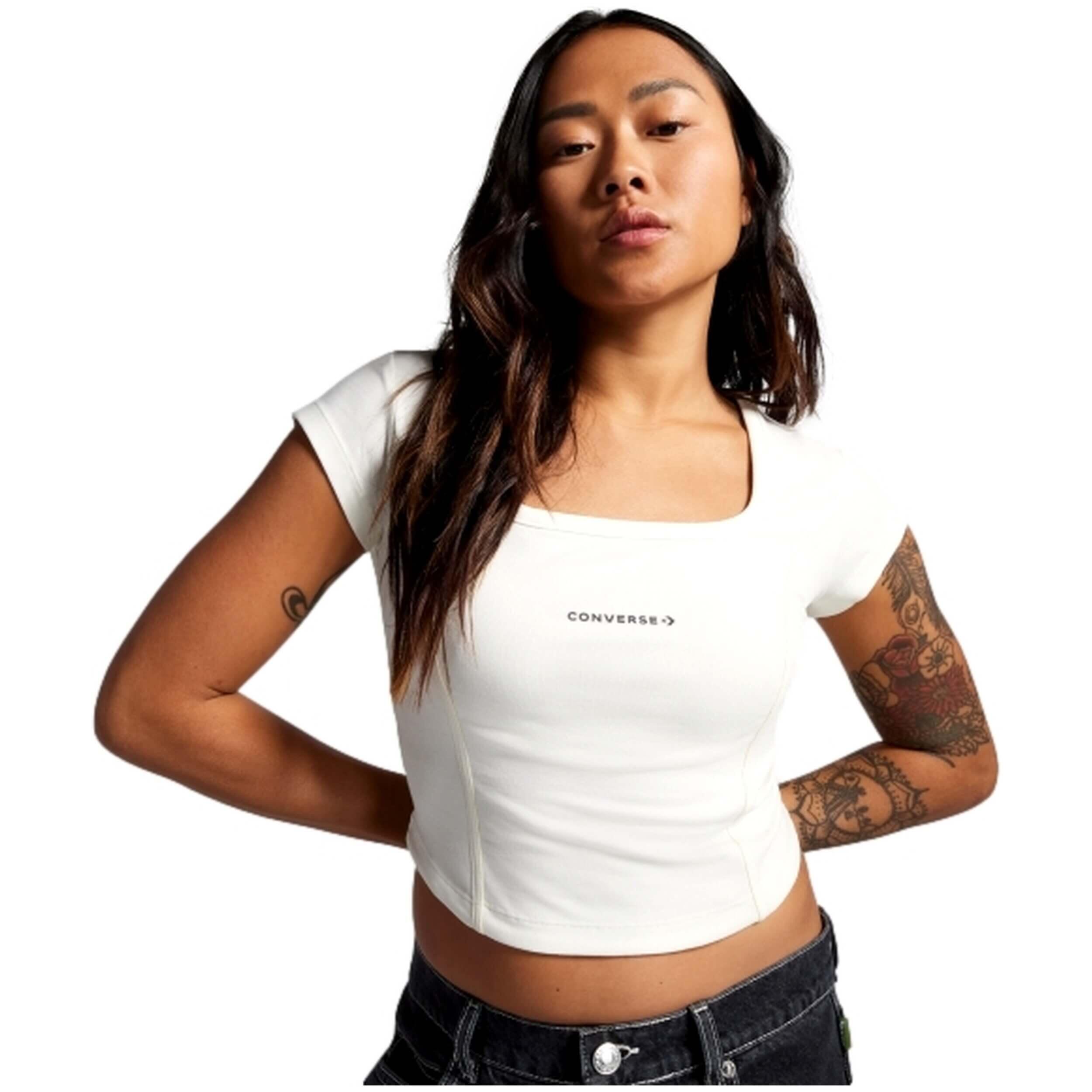 Top Converse Modell 10026506-A02 für frauen 3/4