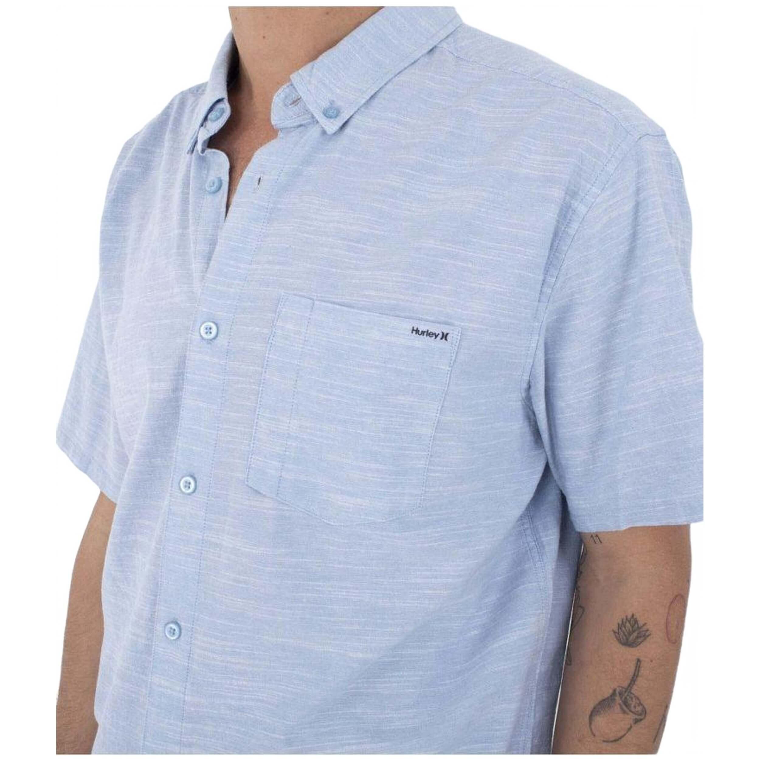 Polo de manga corta Hurley modelo CZ6661-H4031 para unisex 3/4