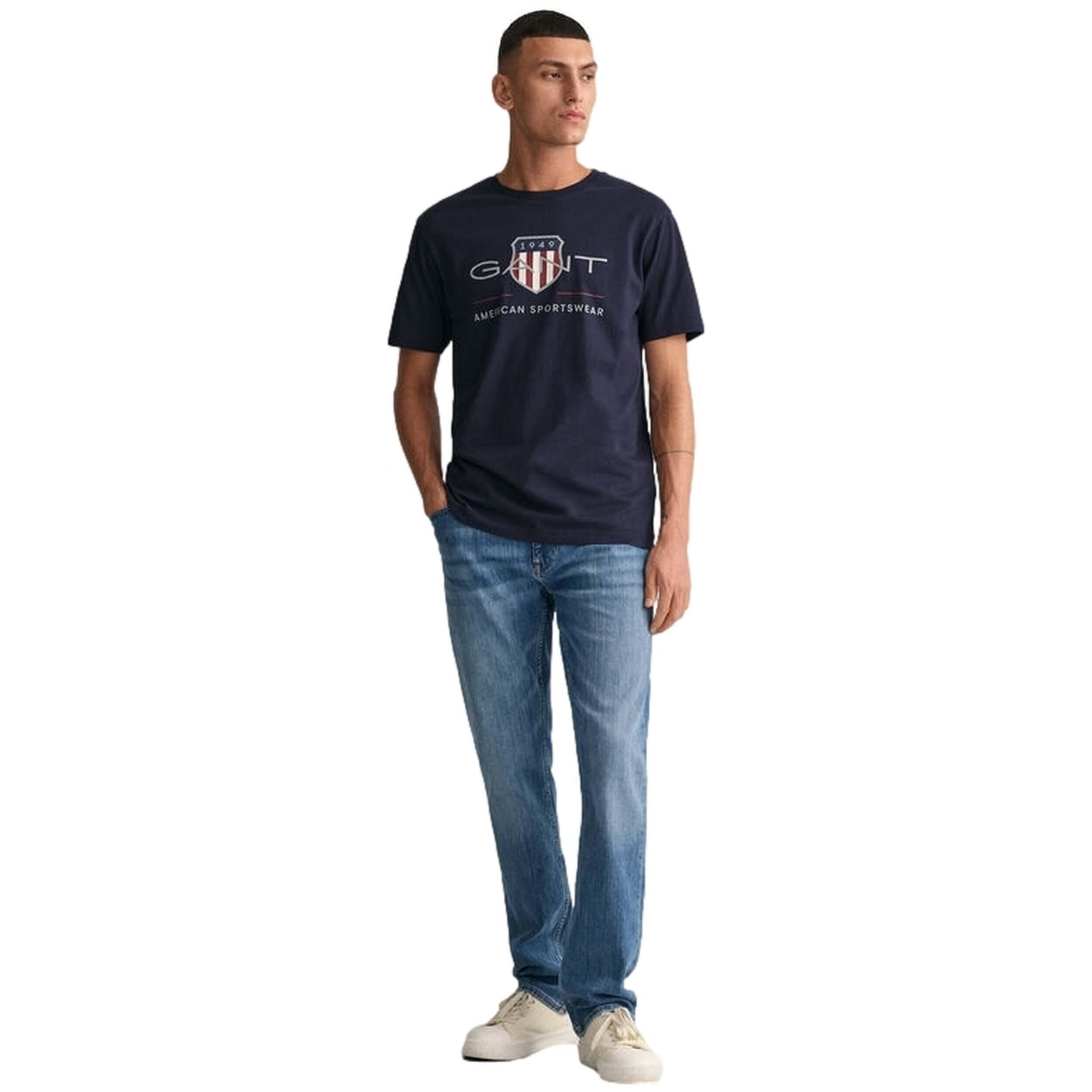 Maglia a maniche corte Gant modello 2003199433 per uomini 4/5