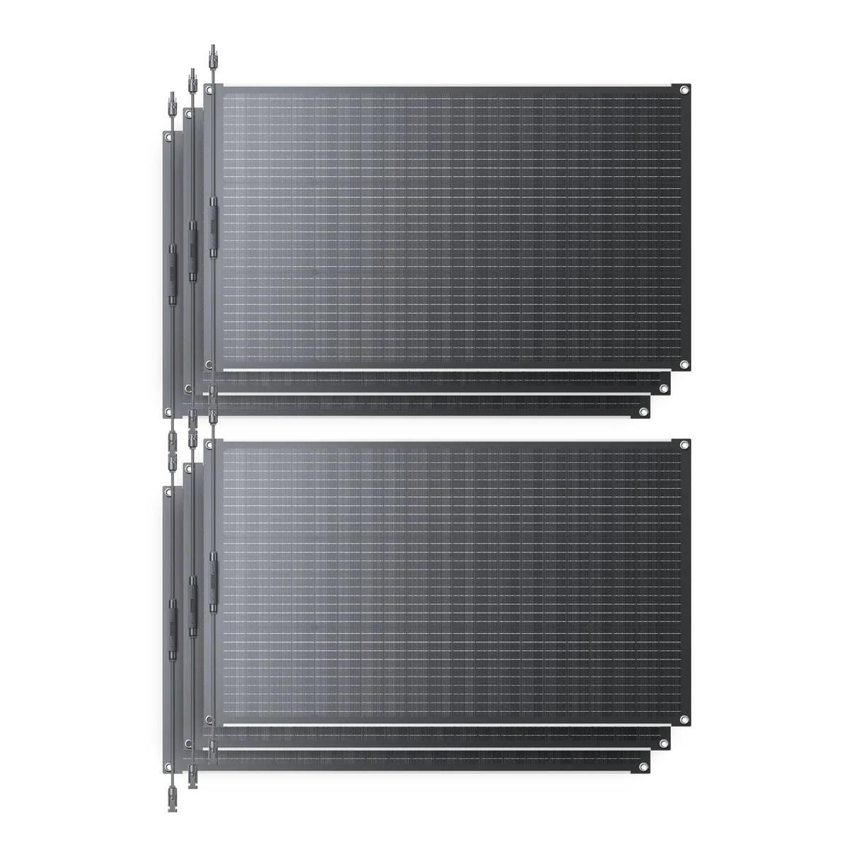 BLUETTI PV100 FX elastyczny panel solarny,zestaw 6 szt. do camping,blackout
