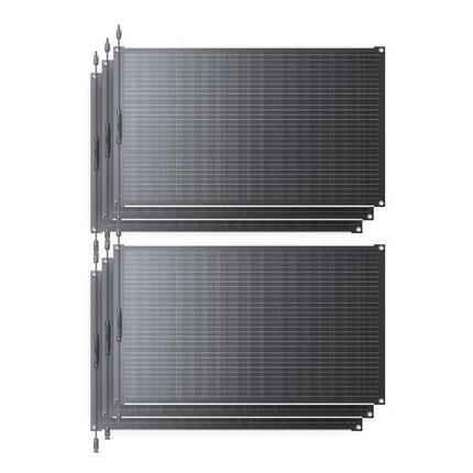 PV100 FX flexibel zonnepaneel 200W, 6-delige set voor camper,kamperen,noodstroom