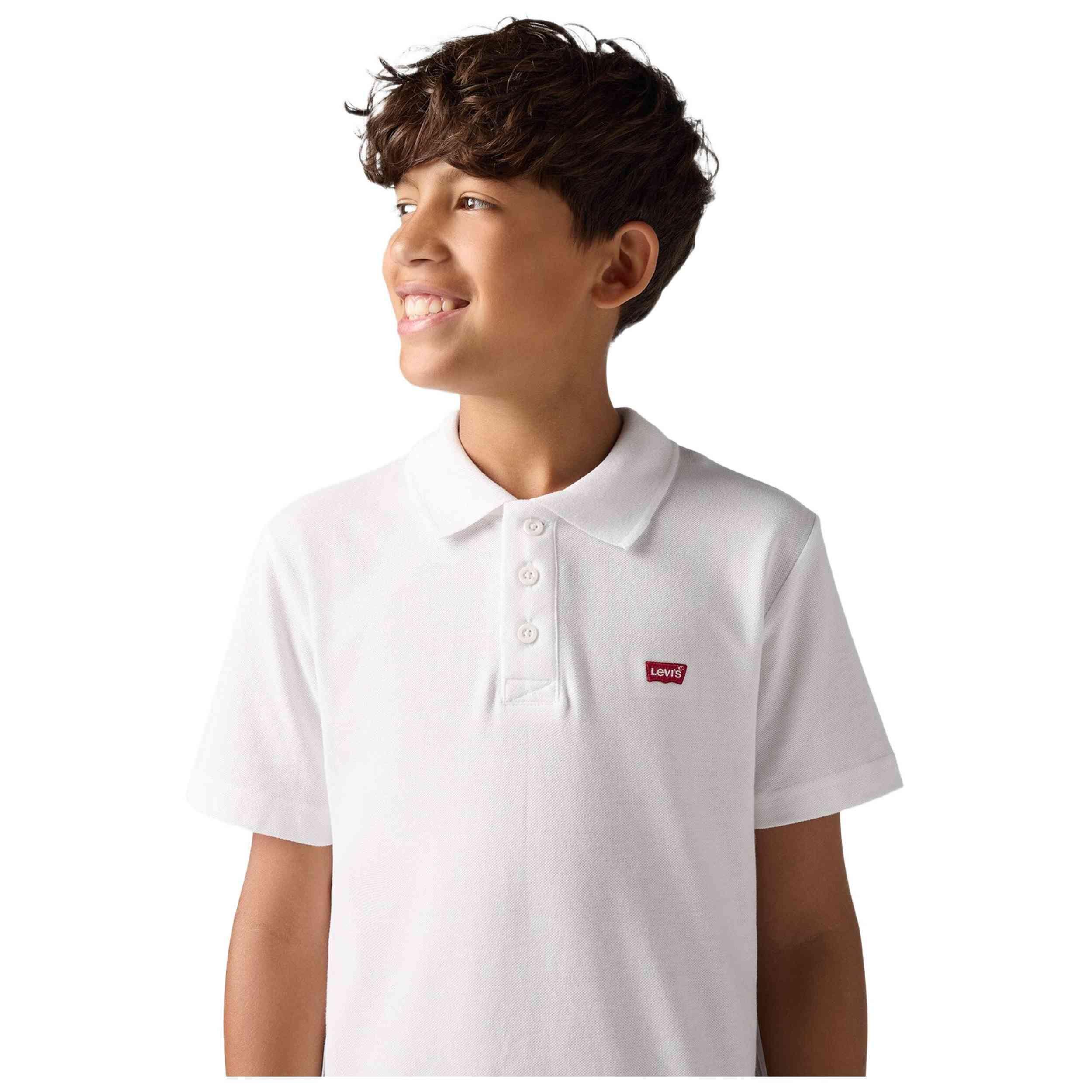 Polo a maniche corte Levi's modello 9EA893-W3B per ragazzi 3/5