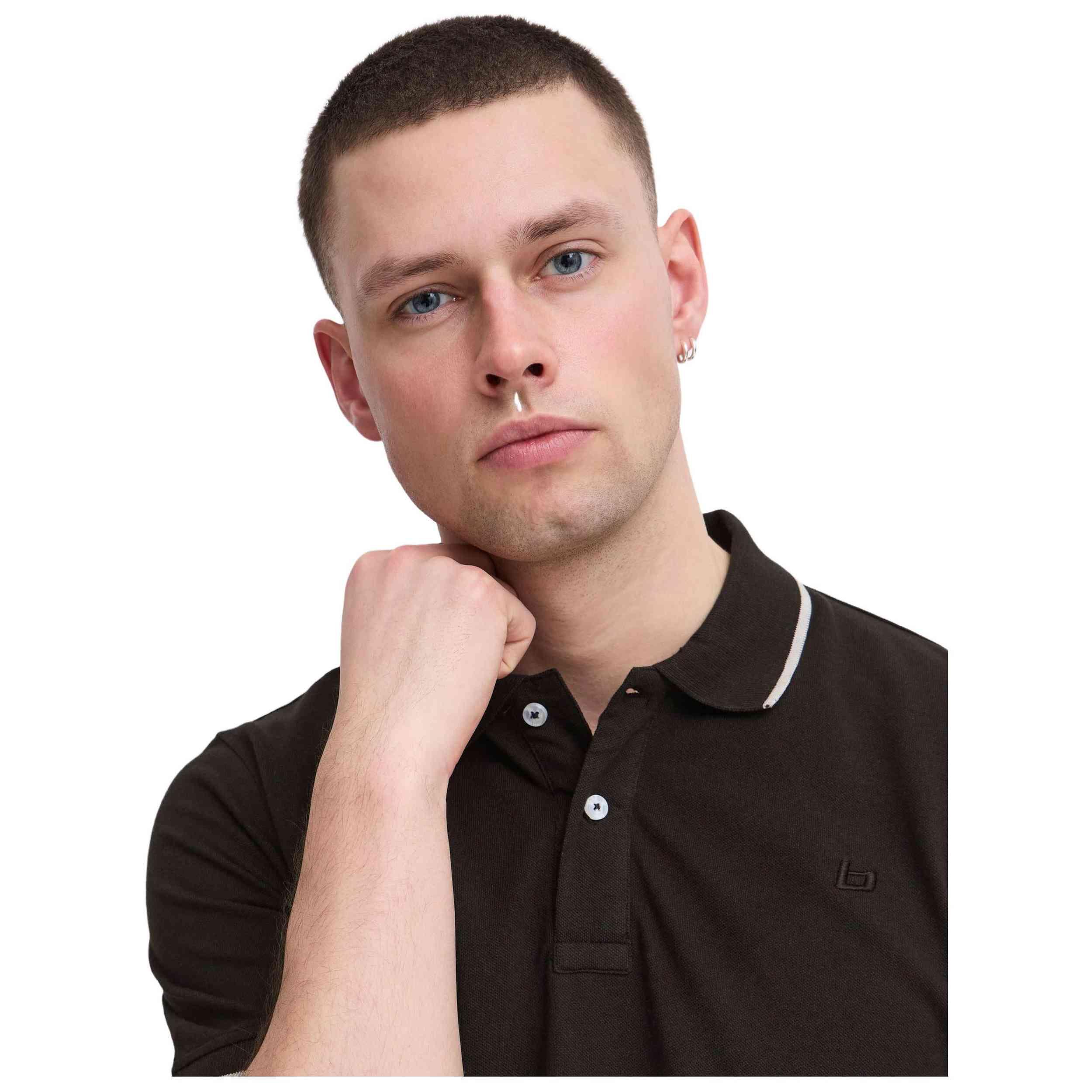 Korte mouw poloshirt Blend model 20717915-194007 voor mannen 3/5