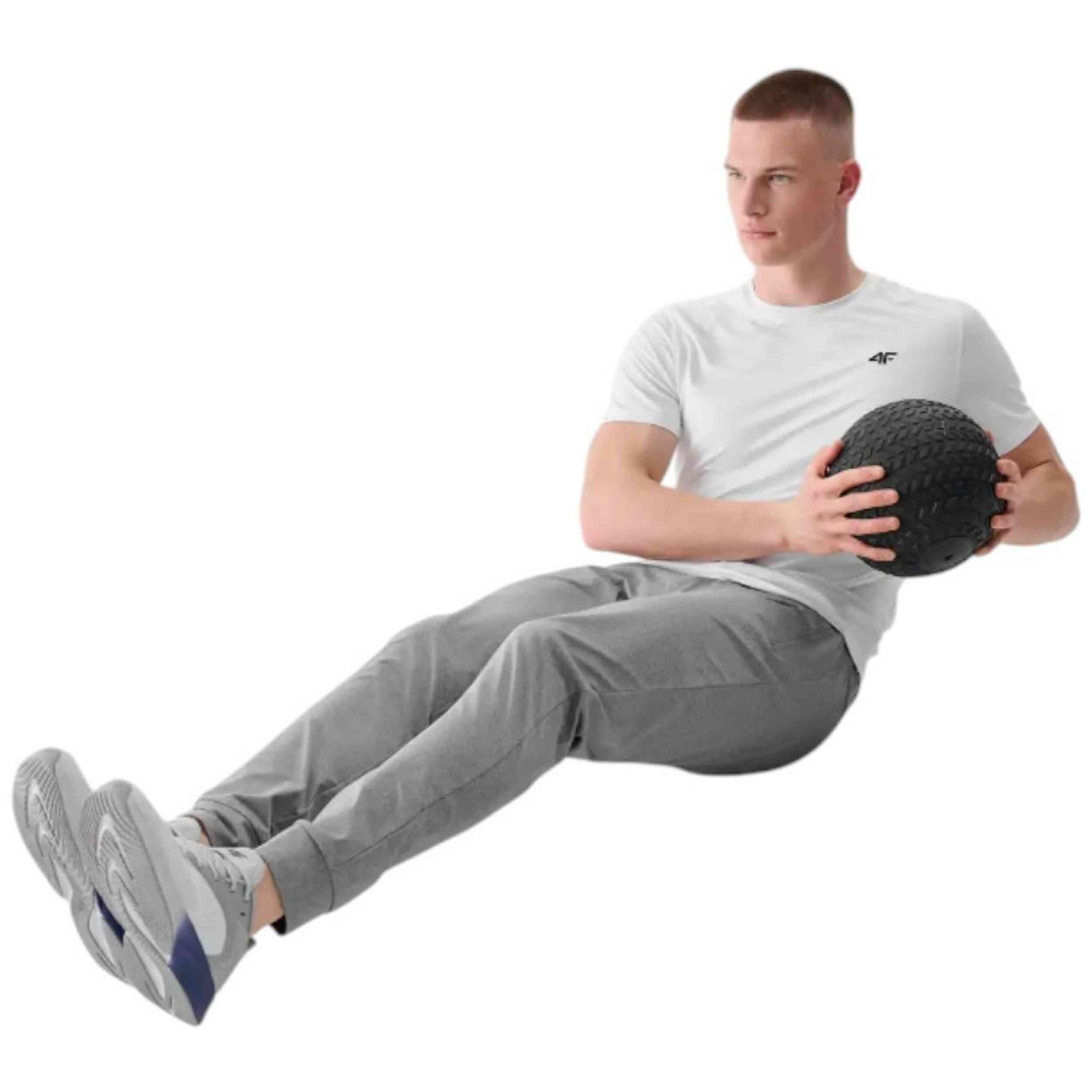 T-shirt de course ajustée pour homme à séchage rapide 4/4