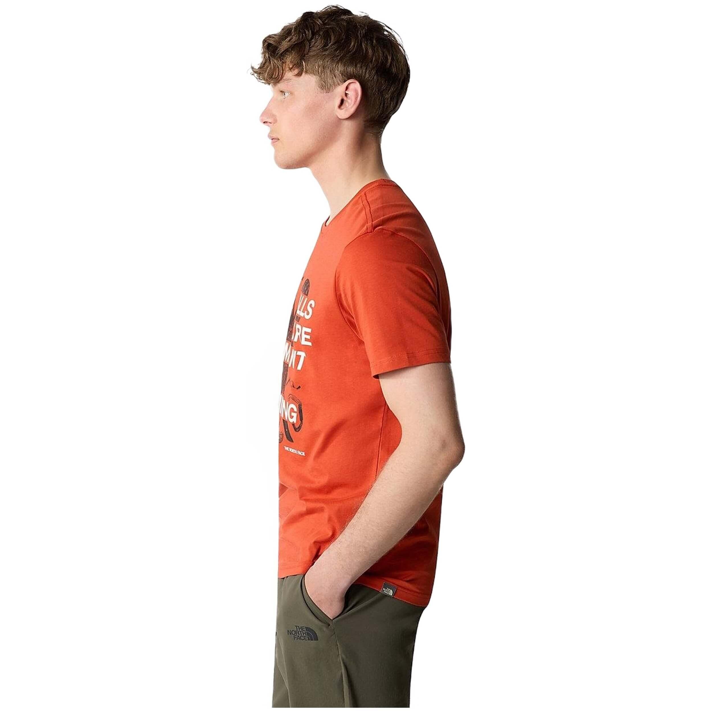 Maglia a maniche corte The north face modello NF0A827JLV41 per uomini 3/5