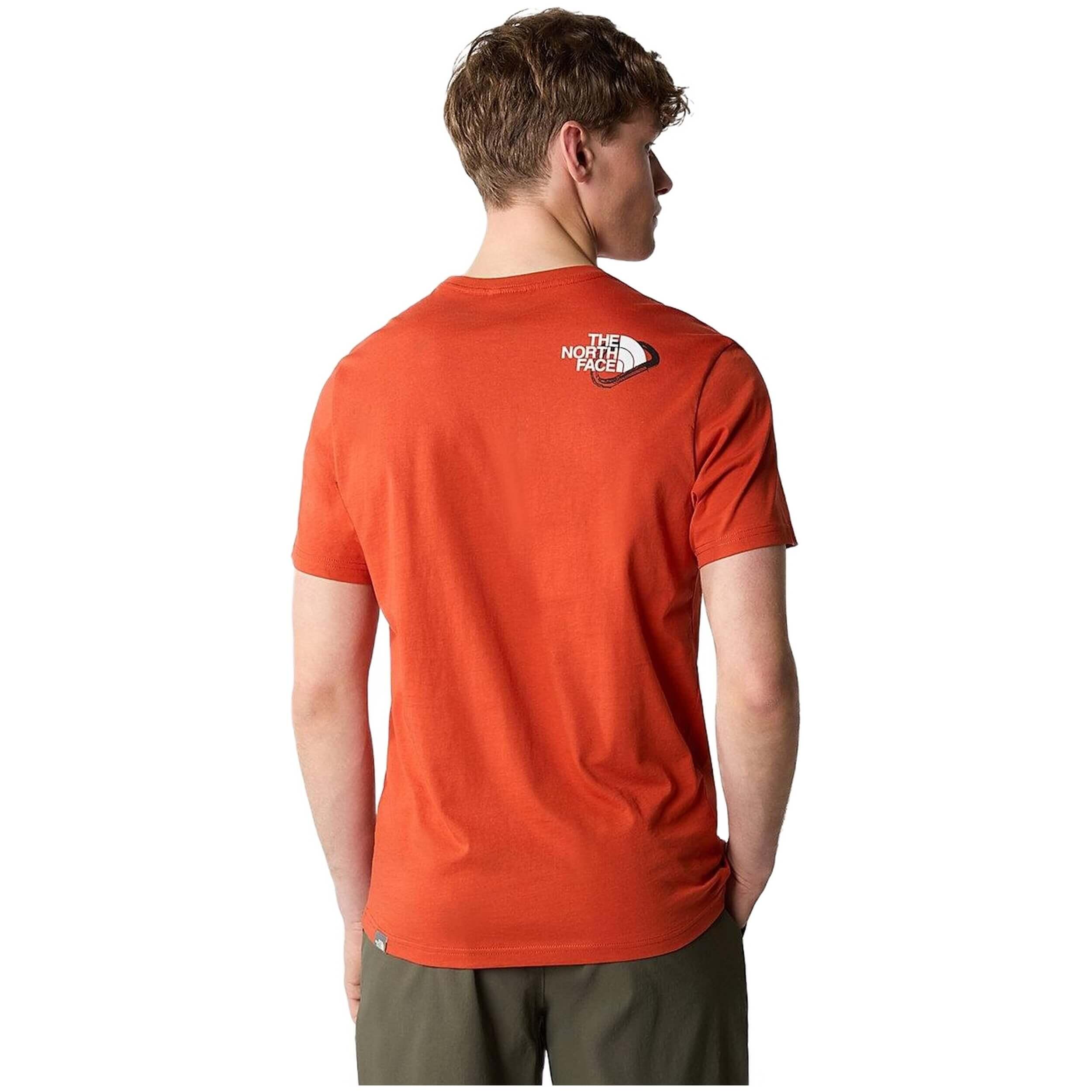 Maglia a maniche corte The north face modello NF0A827JLV41 per uomini 2/5