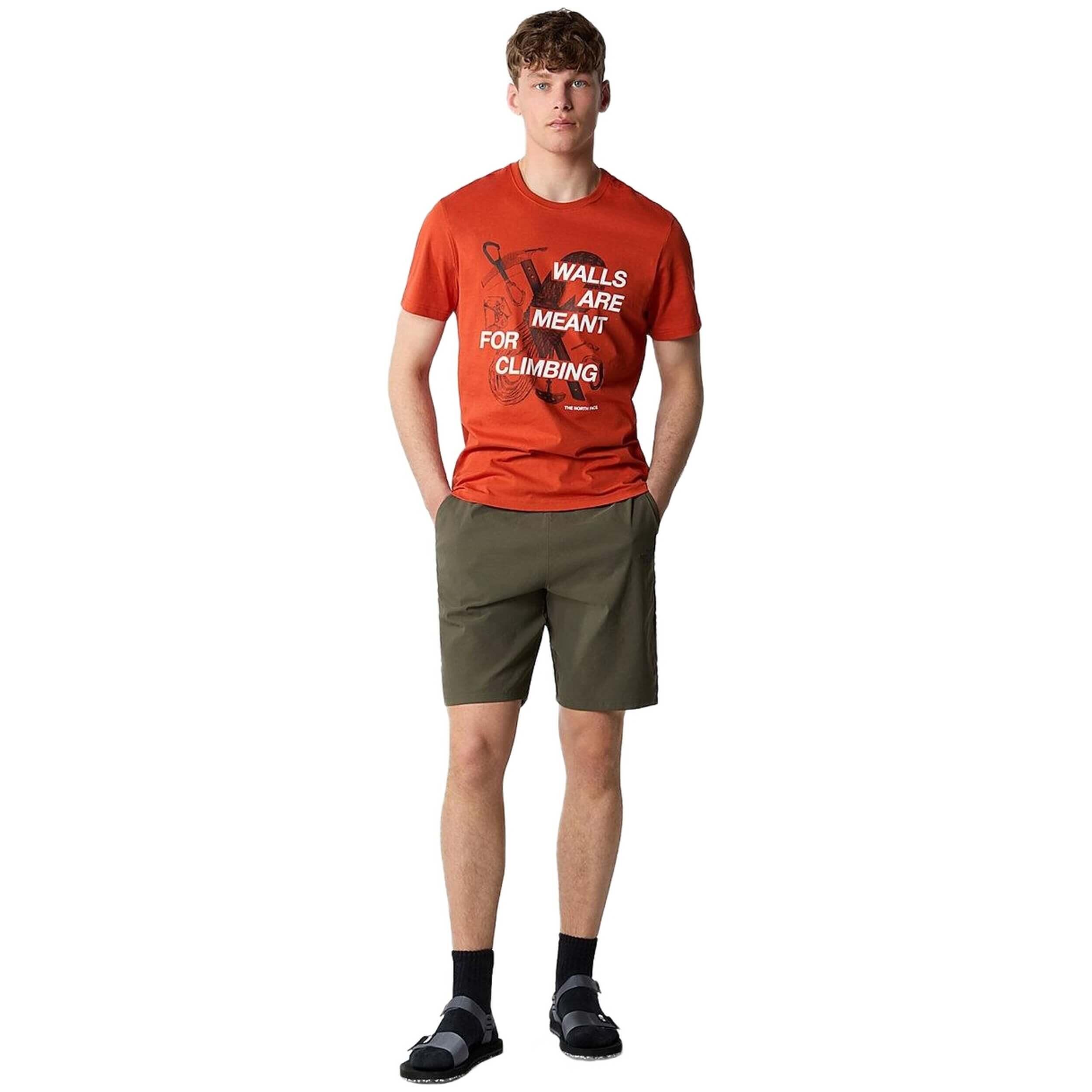 Maglia a maniche corte The north face modello NF0A827JLV41 per uomini 4/5
