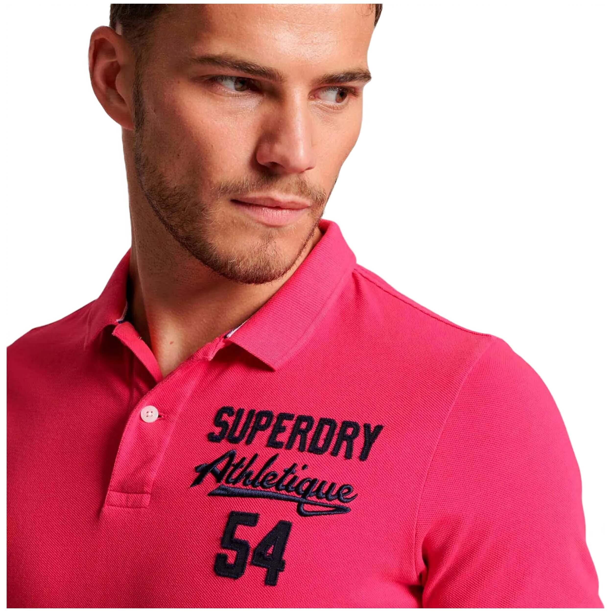 Polo a maniche corte Superdry modello M1110349A_FA9 per uomini 3/4