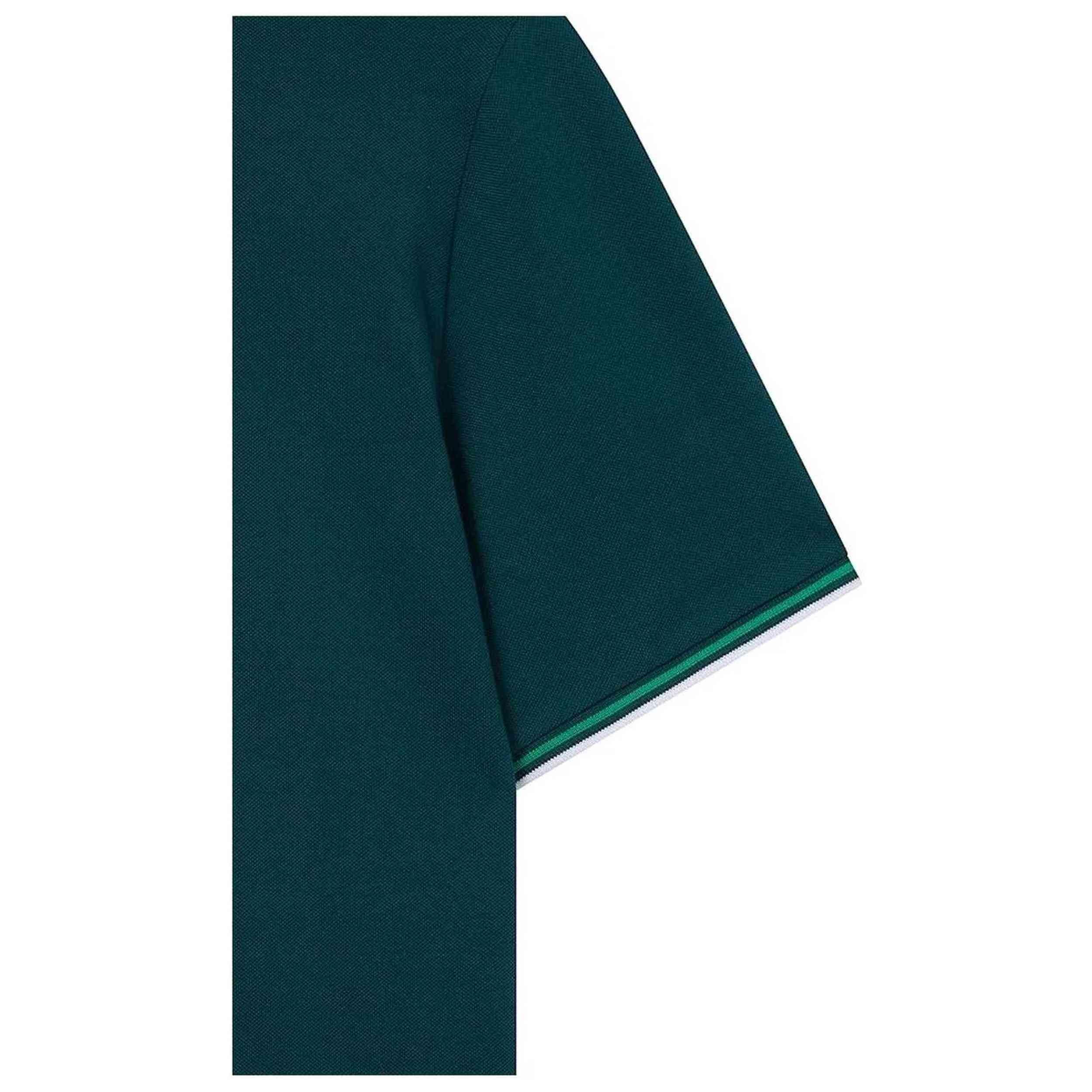 Champion POLO M/M Light Cotton Pique uomo Cotone Verde Scuro,M 5/5