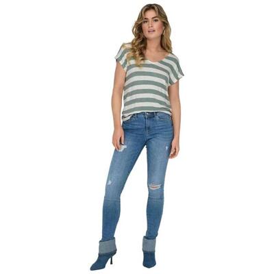 T-shirt met korte mouwen only model 15252103-verde voor vrouwen