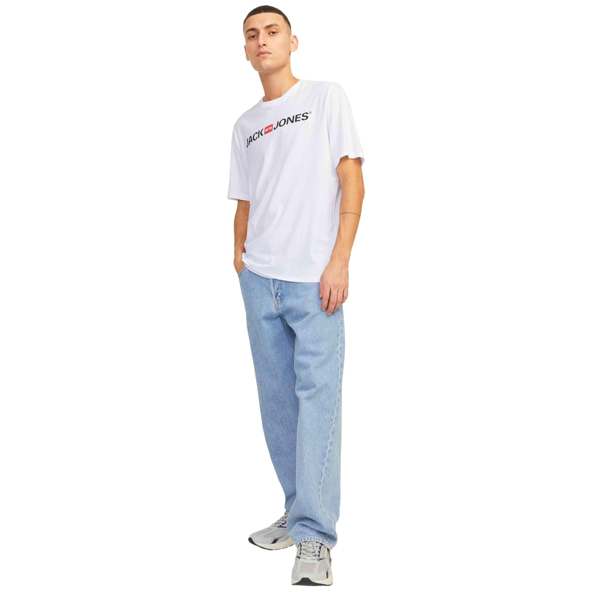 T-shirt à manches courtes homme Jack & Jones  12137126  Blue marine 5/5