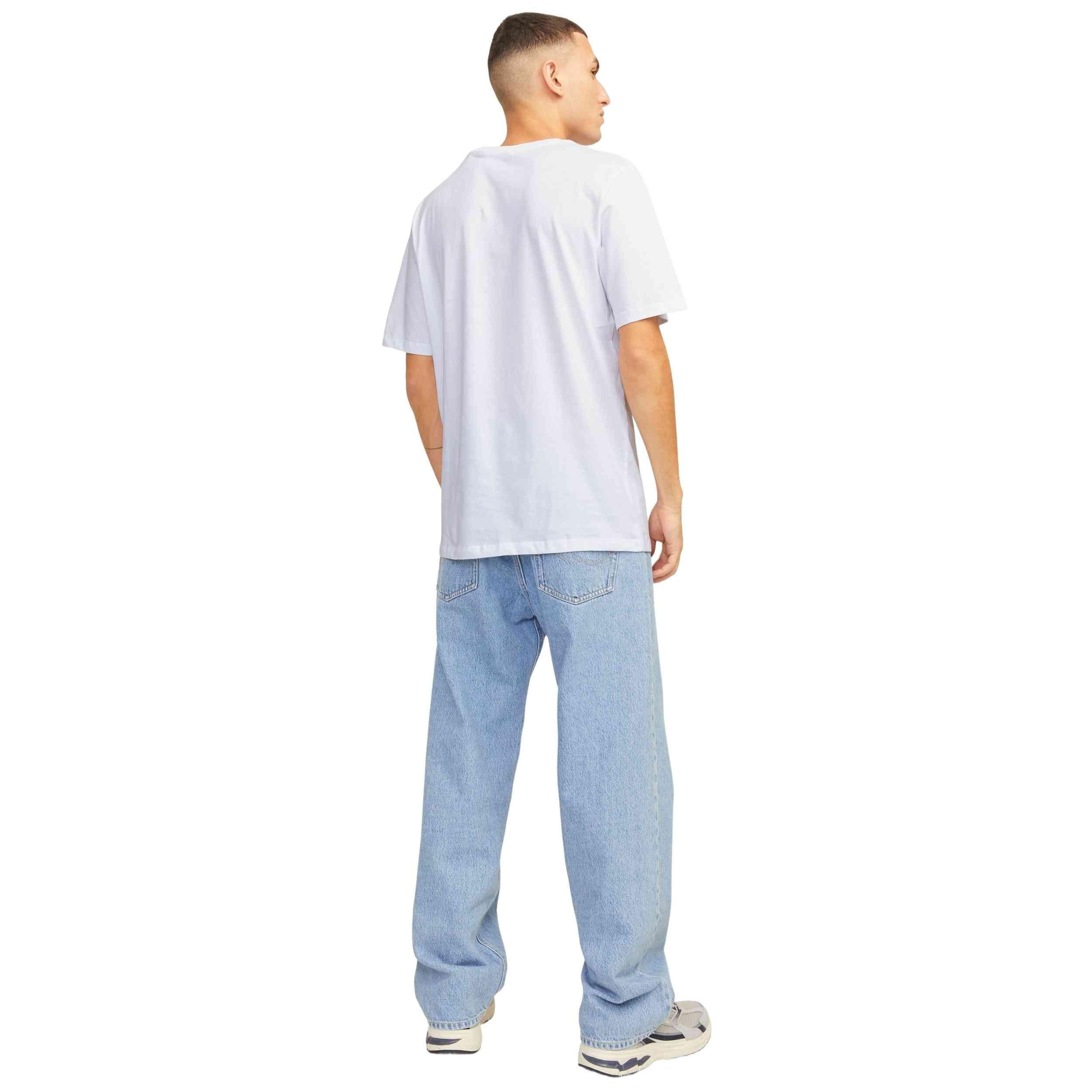 T-shirt à manches courtes homme Jack & Jones  12137126  Blue marine 4/5