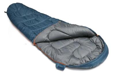 Vango atlas 250 mummy sleeping bag - deep atlantic green