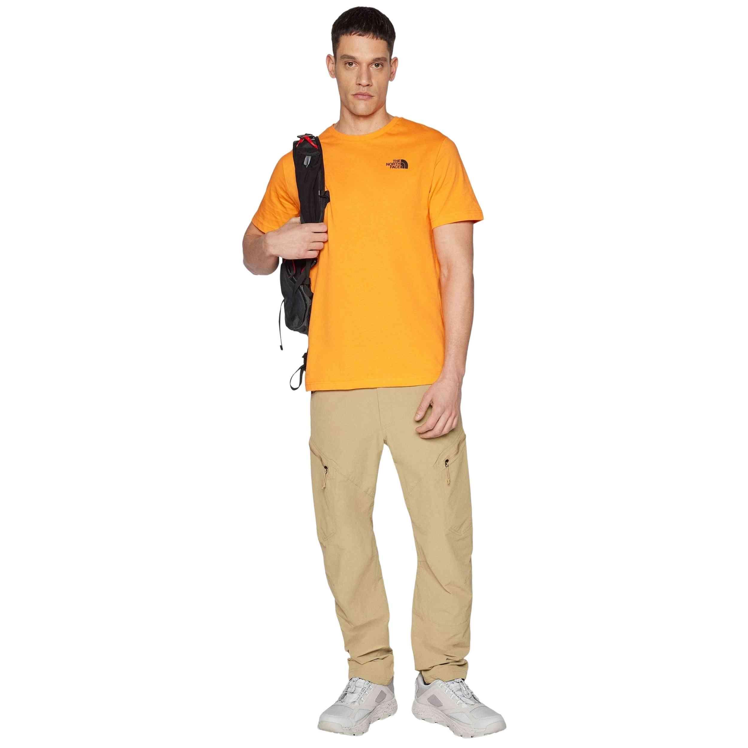 The North Face M S/S BOX NSE TEE NF0A87NPAQE ORANGE 3/5