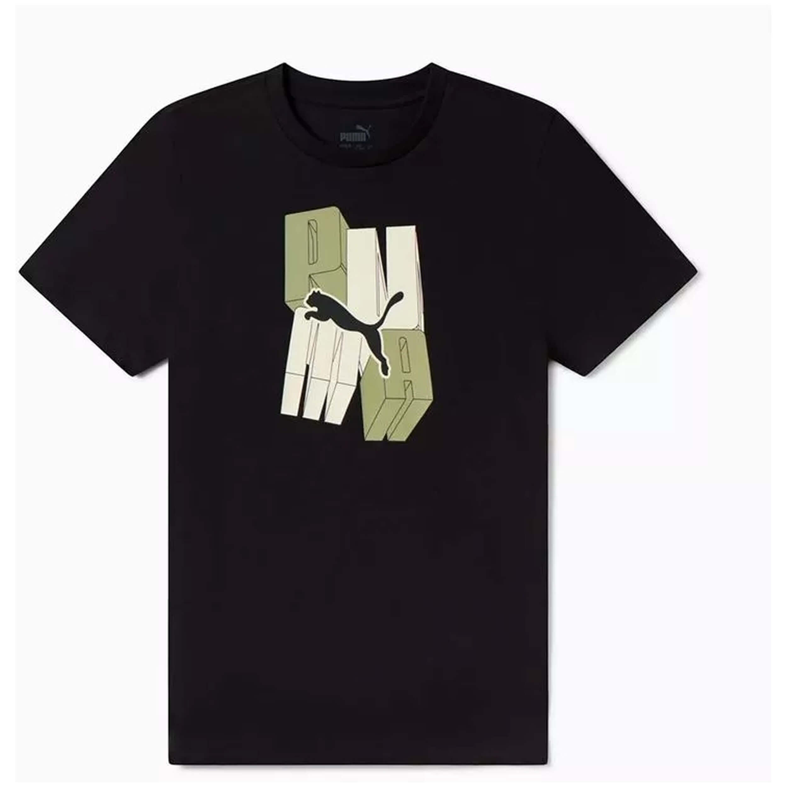T-shirt Puma modèle 686895-01 pour enfants 1/2