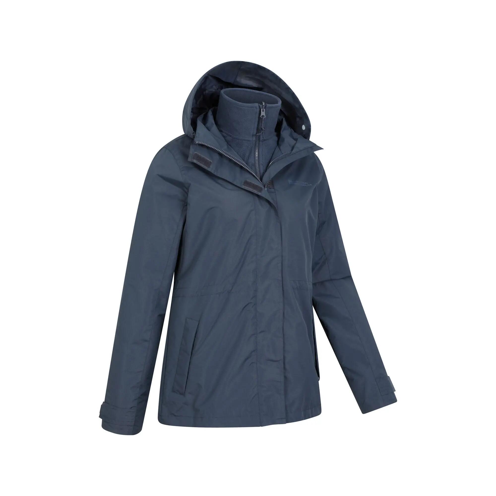 Damen Wandern 3-in-1-Jacke Wasserdicht Atmungsaktiv - Fell II 3/7