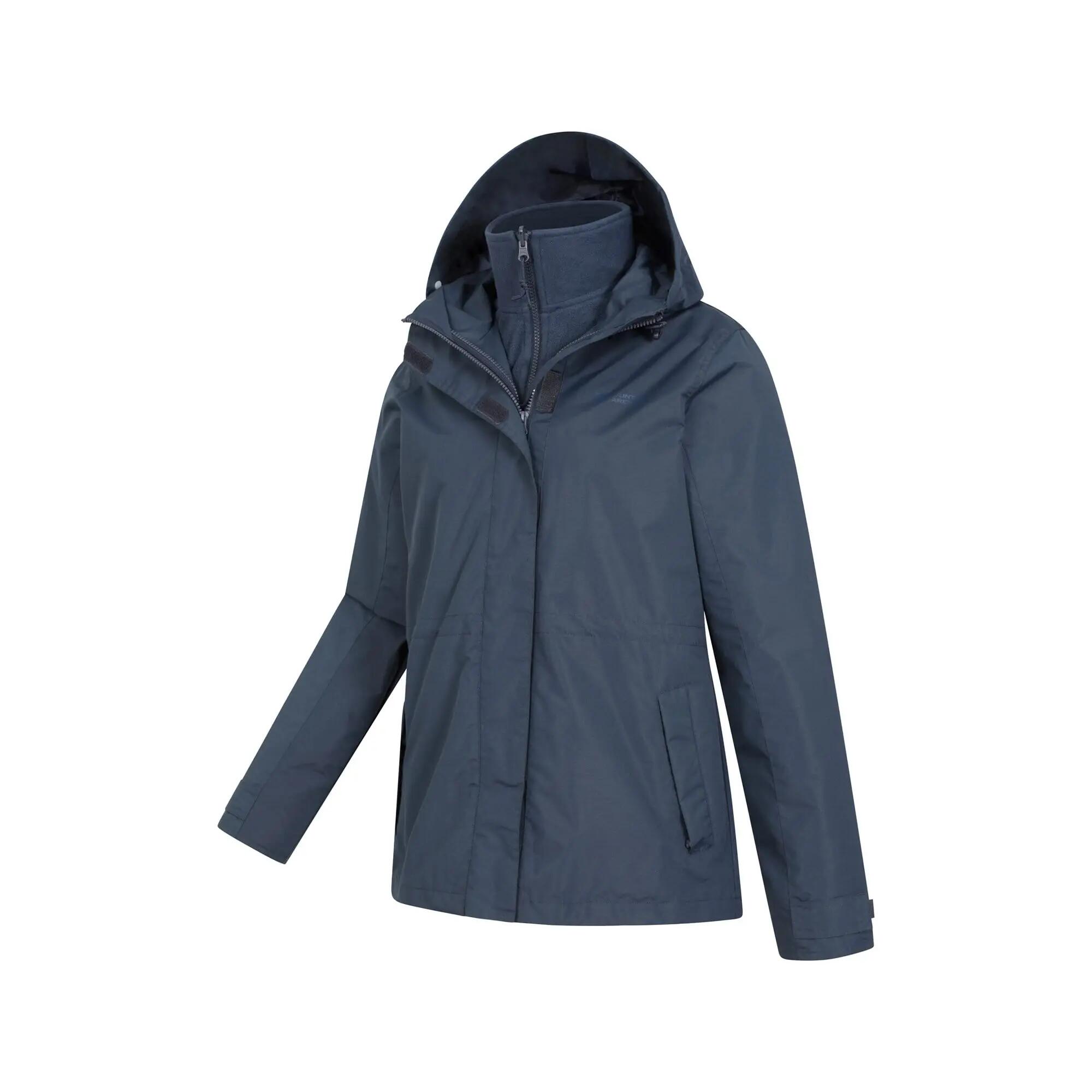 Damen Wandern 3-in-1-Jacke Wasserdicht Atmungsaktiv - Fell II 5/7