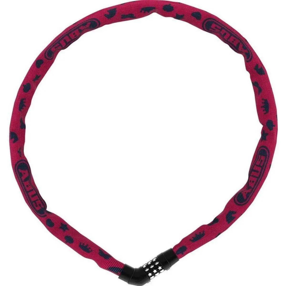 ABUS 4804C 75 Serrure à chaîne rose – 75 cm pour la sécurité du vélo 3/4