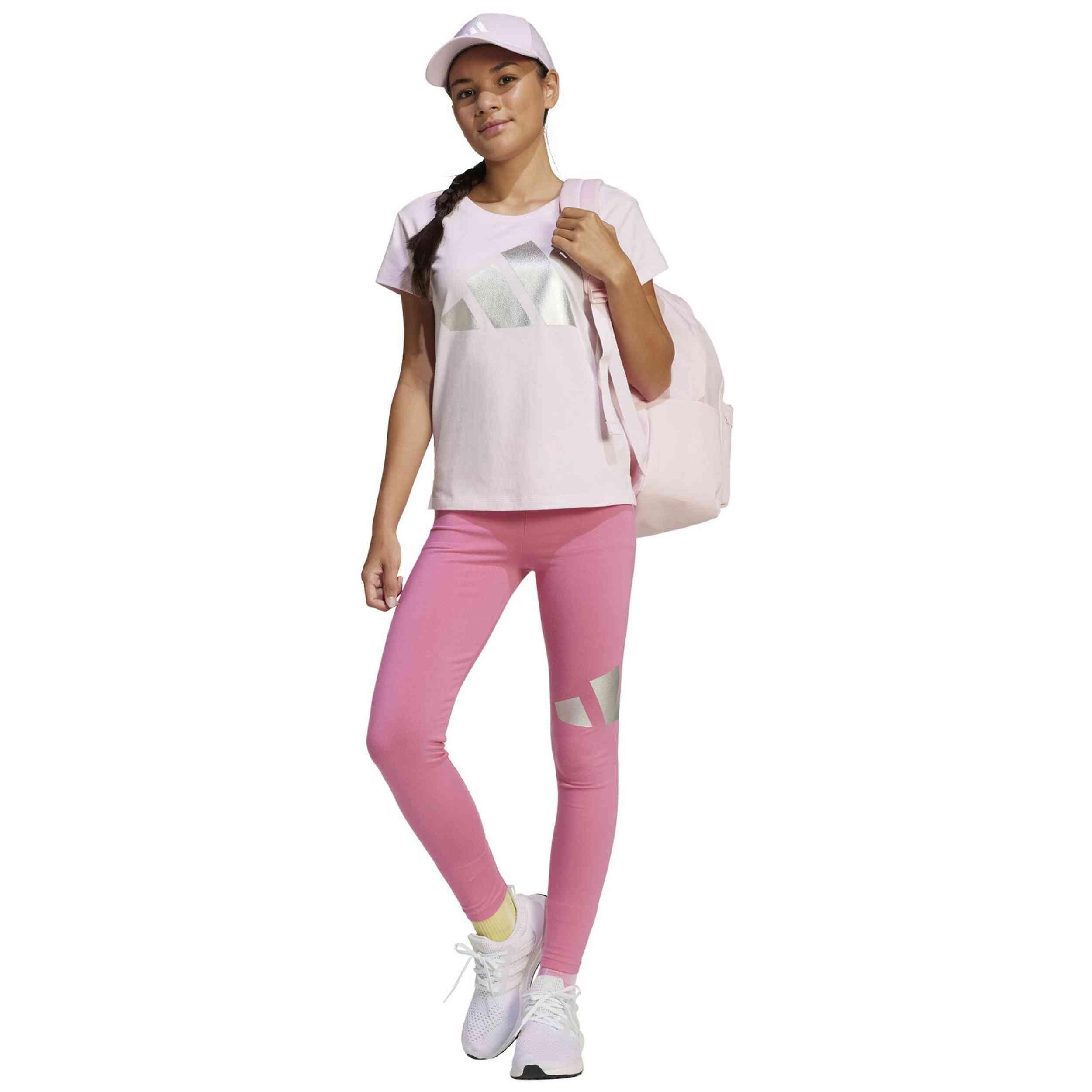 Maglia a maniche corte Adidas modello JD1846 per ragazze 3/6