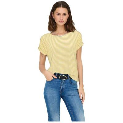 T-shirt met korte mouwen only model 15206243-banana voor vrouwen