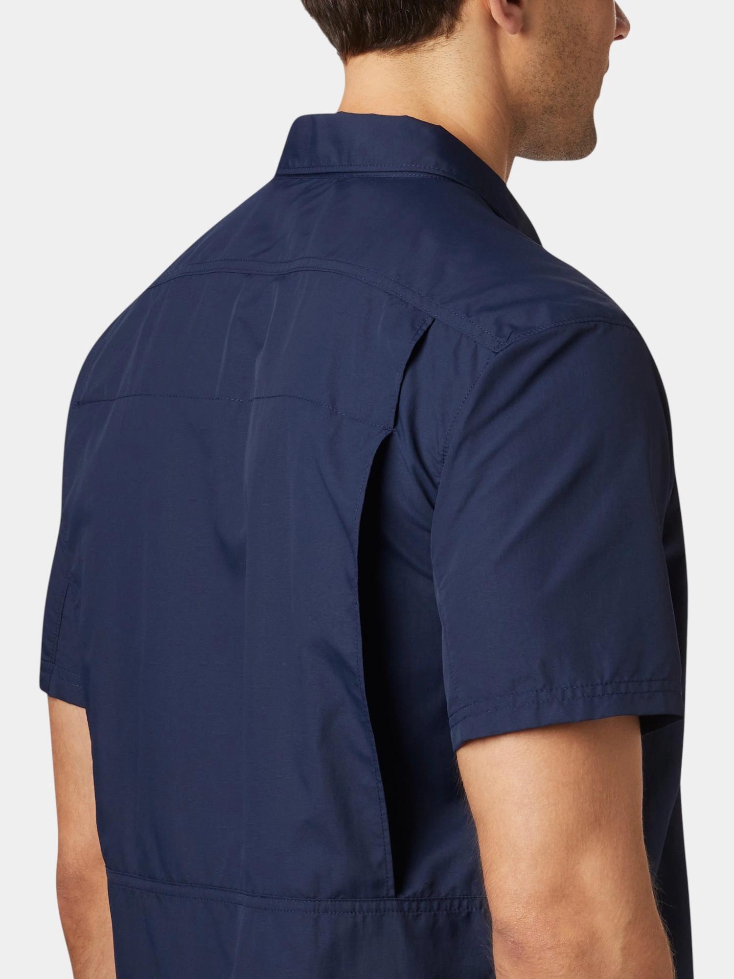 Columbia Silver Ridge 2.0 Camicia Uomo A Maniche Corte – Nylon, Traspirante Omni-Wick, Taschini E Colletto Protettivo - copertina