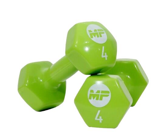 Muscle Power Vinyl dumbbells MP920 2 x 4 kg 2/3
