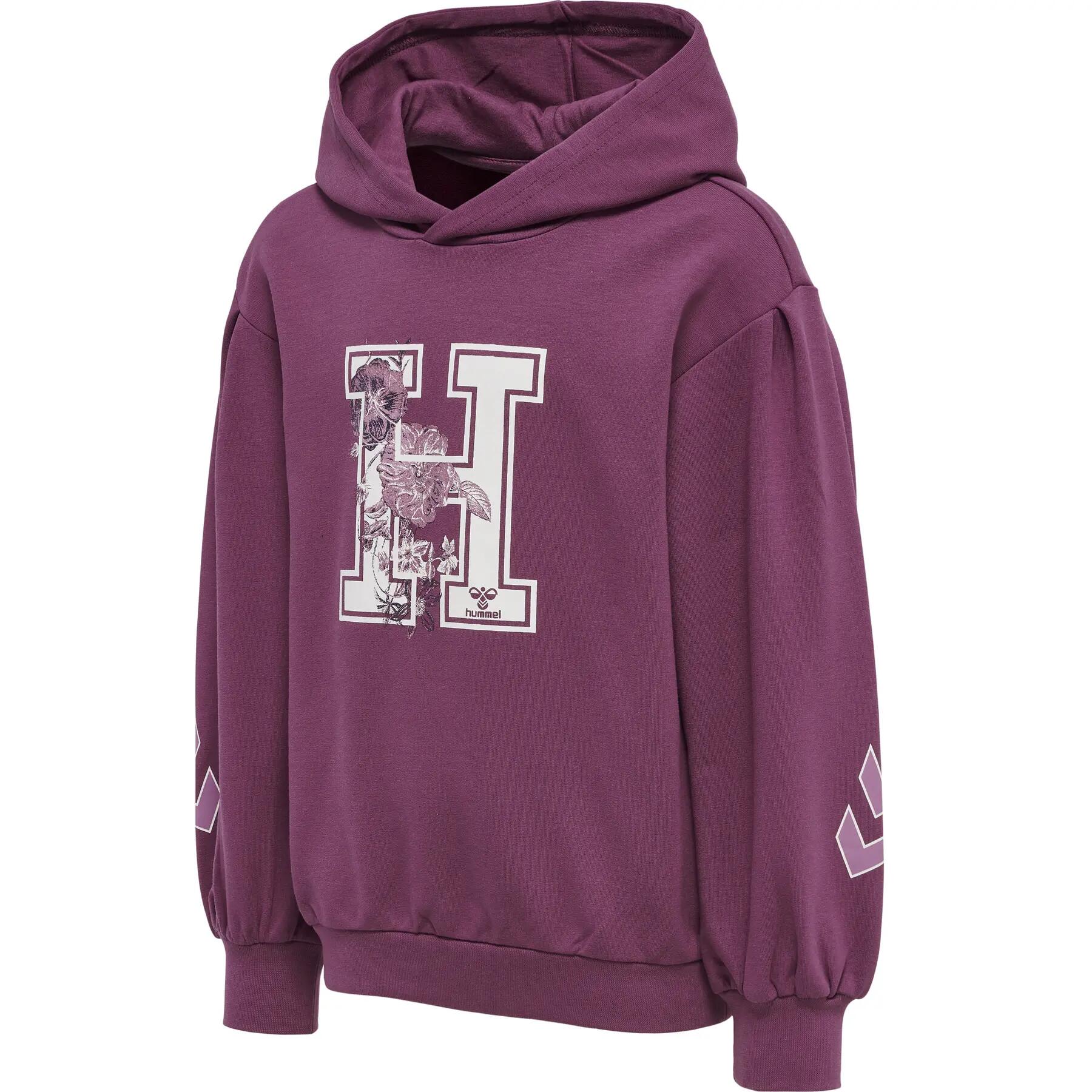 Felpa da bambina con cappuccio Hummel Astrology 2/4