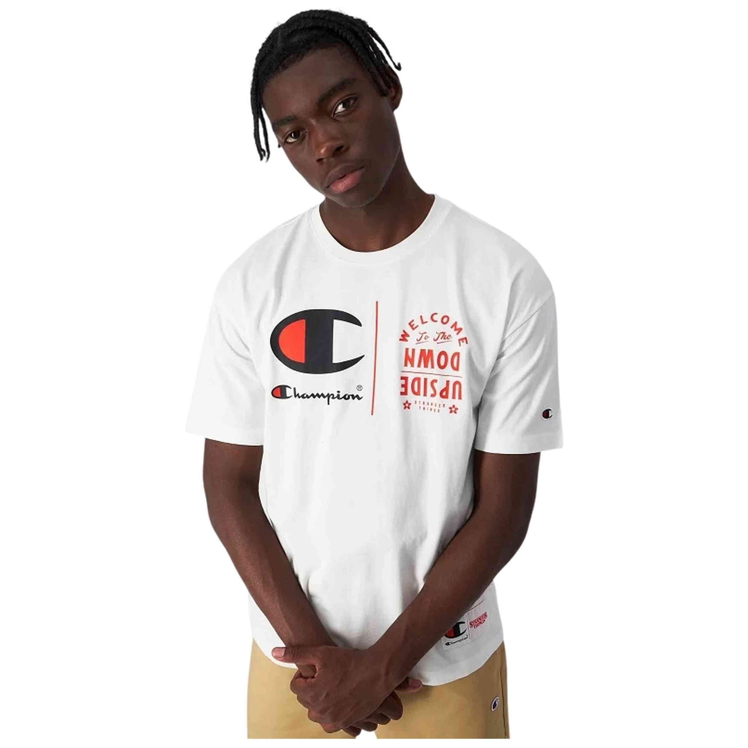 T-shirt Champion modèle 217791-CHA-WW001 pour homme 3/4