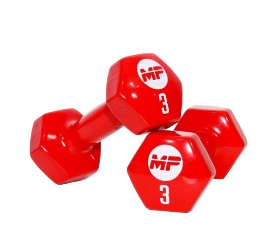 Muscle Power Vinyl dumbbells MP920 2 x 3 kg 2/3