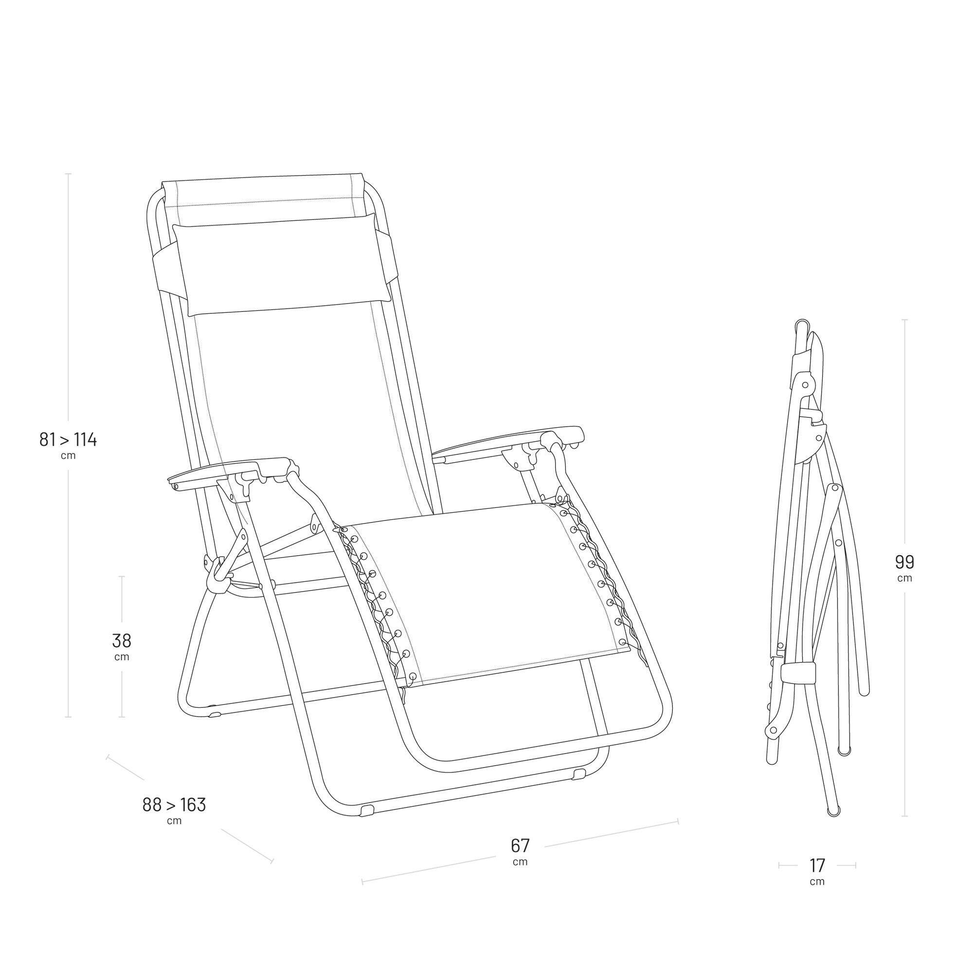 Fauteuil Relax Zéro Gravité - RT 2 - Beige - Lafuma Mobilier 6/7