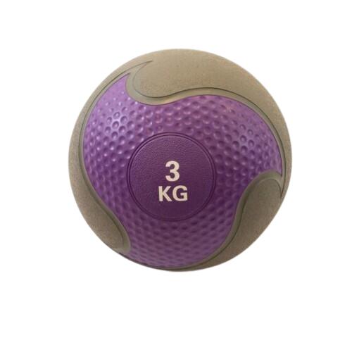 Muscle Power Rubber medicijnbal 3 kg 3/7