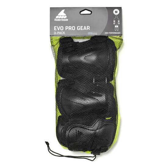 ROLLERBLADE Pack 3 protections EVO PRO GEAR Noir