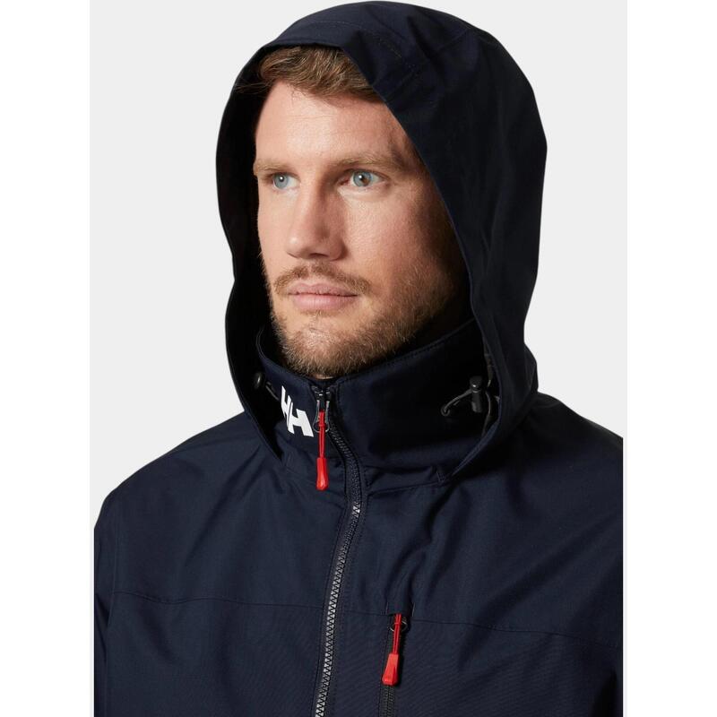 Jachetă impermeabilă Helly Hansen Crew Hooded 2.0 albastru marin