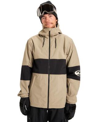 Technisch snowjack high in the hood schwarz heren